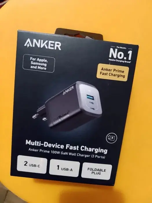 Зарядний пристрій Anker GaN Prime 100W (A2343) - фото 4