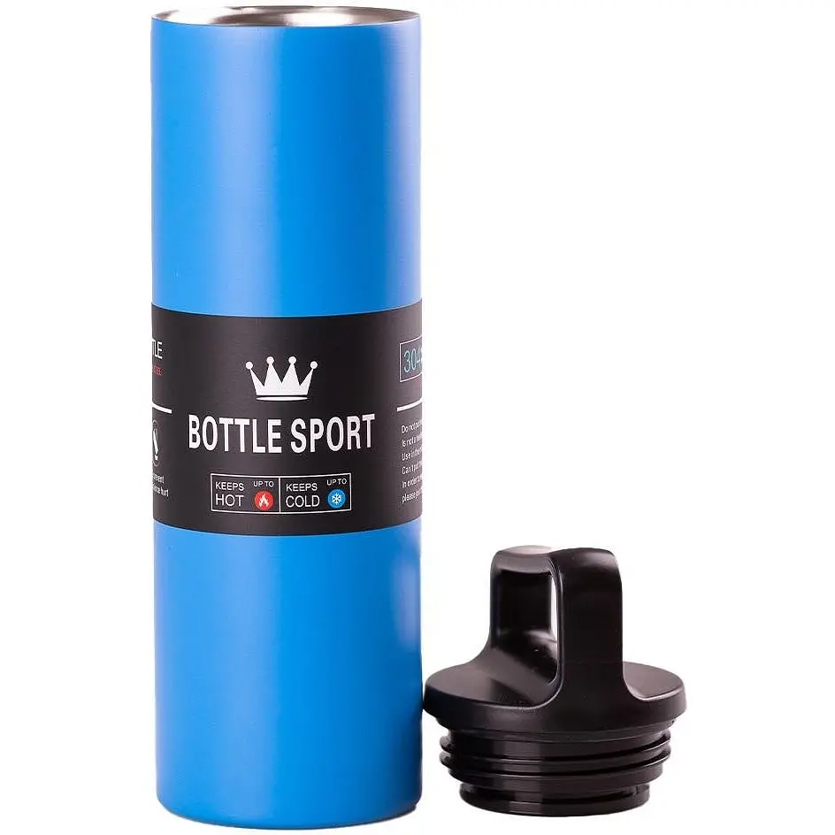 Термос Bottle Sport 500 мл с ручкой, синий Yiwu HPGM5009BL - фото 2