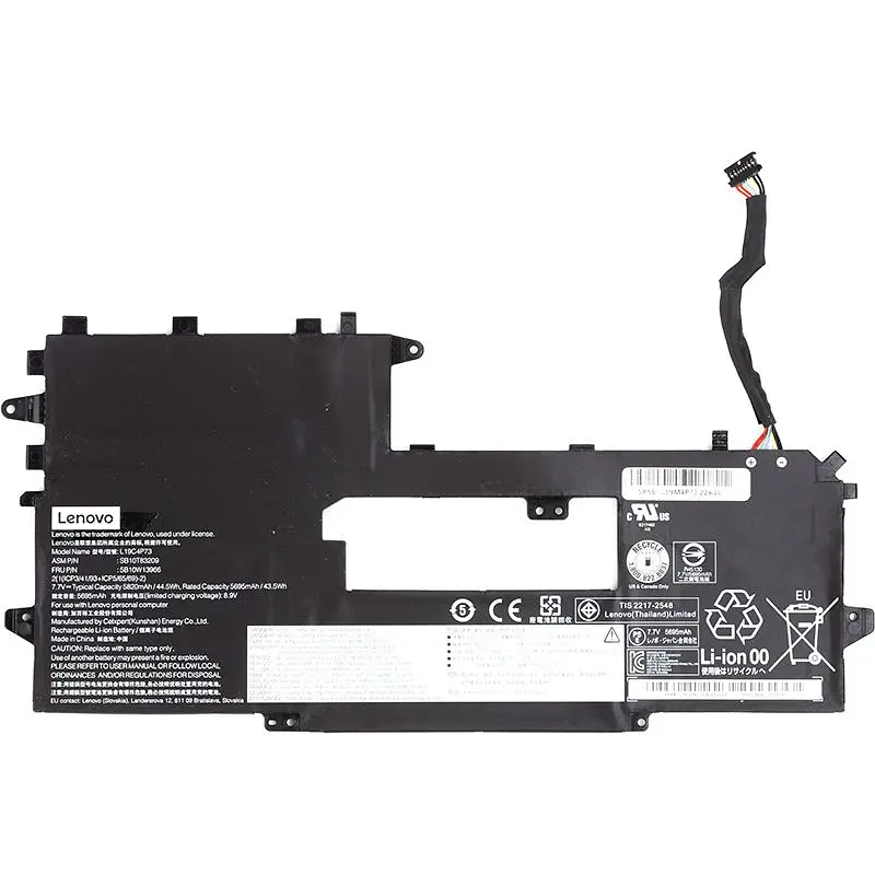 Акумулятор для ноутбуків LENOVO ThinkPad X1 Titanium Gen 1 13.5" (L19M4P73) 7.7V 5820mAh (original) (NB481361)