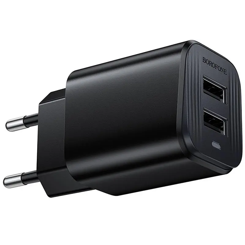 СЗУ Borofone BAS81A Star 10.5W (2USB-A) Black - фото 3
