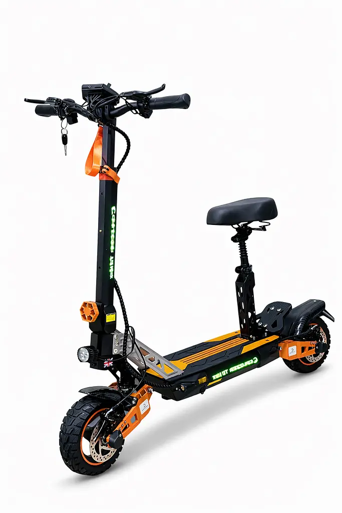 Электросамокат с сидением Cruzzer T2 Max Pro (2500W, 48V, 26Ah) - фото 2