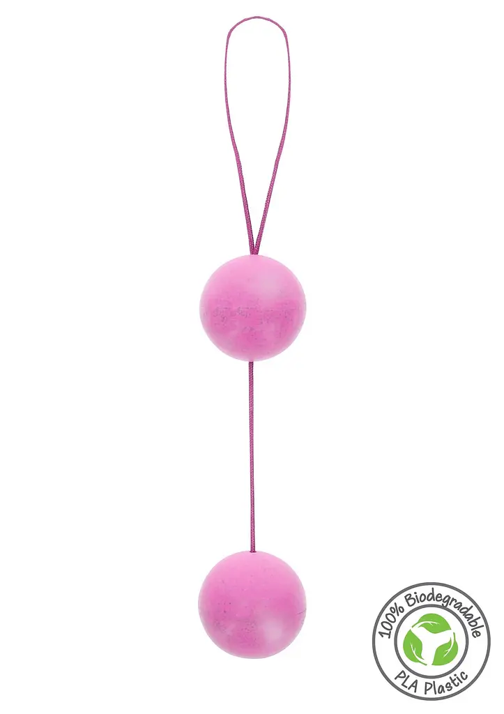 Вагинальные шарики Fuck Green Sphere Balls, 3.2 см, розовый - фото 4