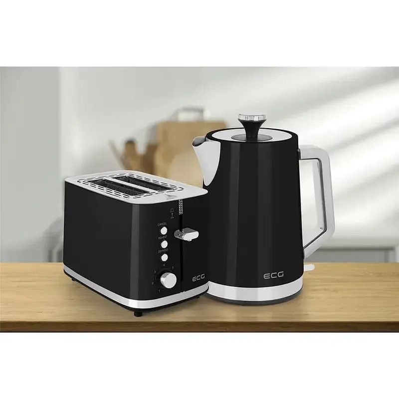 Тостер ECG ST 2766 Vintage Nero - фото 6