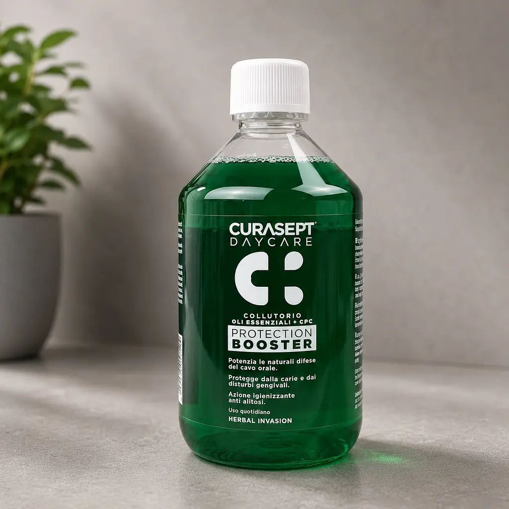 Ополіскувач для ротової порожнини Curasept Daycare Protection Booster Herbal Invasion 500 мл