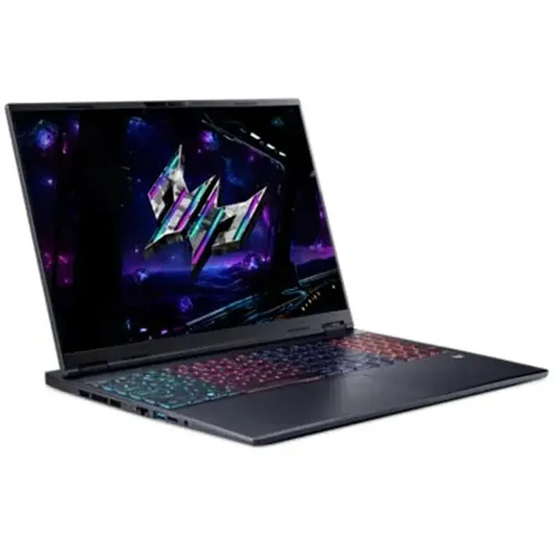 Ігровий ноутбук Acer Predator Helios 16S AI PHN16S-71, (NH.QZFEX.00A), Intel Core Ultra 9 275HX (до 5,4 ГГц), 16-дюймовий WQXGA-дисплей, 64 ГБ, SSD на 2 ТБ, NVID Dos, Abyssal Black - фото 2