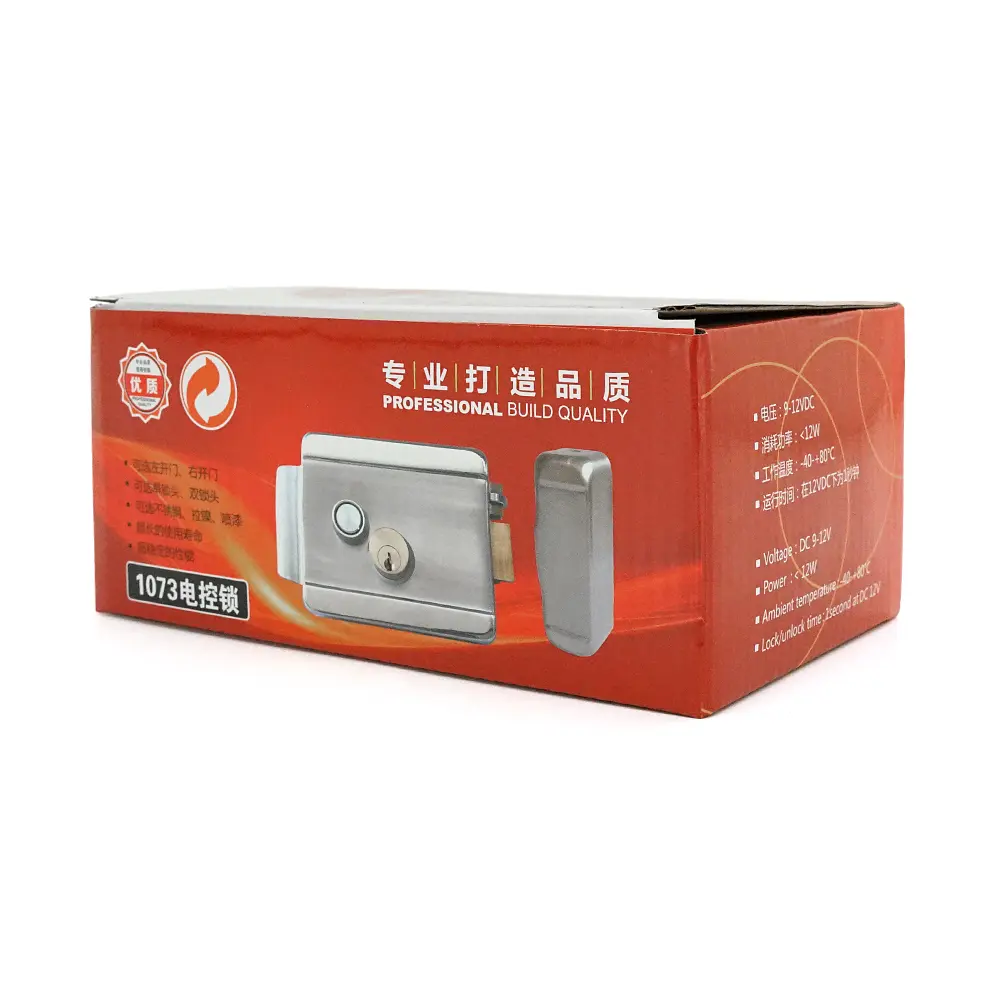 Електромеханічний замок YOSO, 12V, сталевий корпус, "лівий", Q20 (175*106*80) 1,28кг (148*107*60) - фото 2