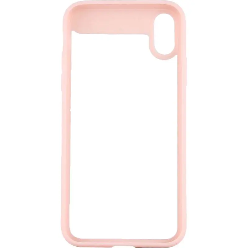 Чехол-накладка Rock TPU+PU Clarity Series Case Apple iPhone X Pink - фото 2