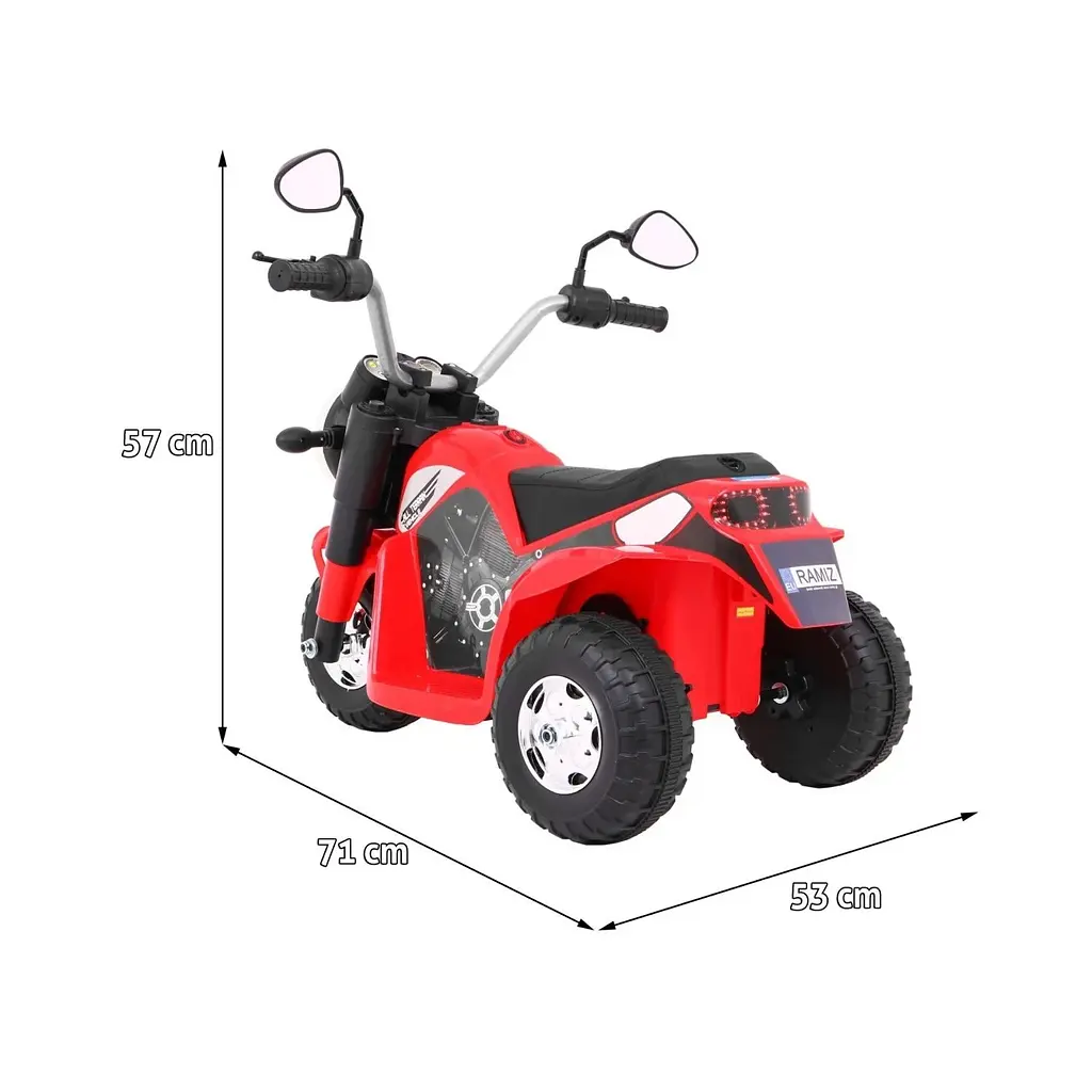 Электромотоцикл Ramiz MiniBike 6 В, синий (PA.JC916.NIE) - фото 10