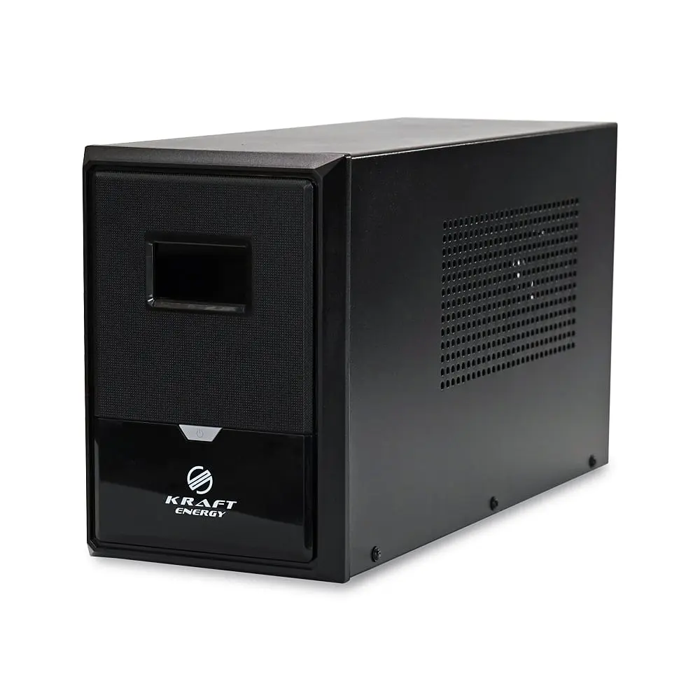 Джерело безперебійного живлення Kraft KRF-B2000VA/1200W(LCD)24V UPS під зовнішній акумулятор (42-00046) - фото 3