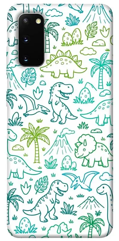 TPU чохол Demsky Dino pattern для Samsung Galaxy S20