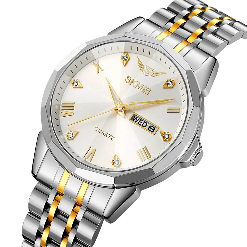 Наручные часы женские 2291TGDWT Silver-Gold-White Skmei acs0030052 - фото 2