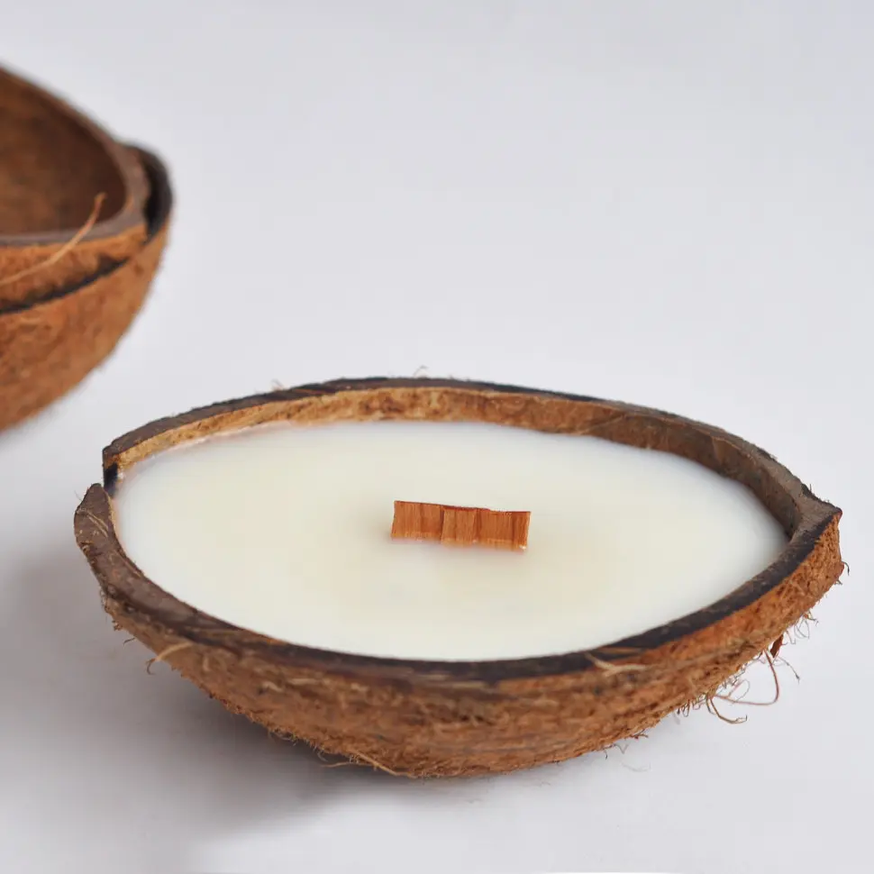 Ароматична свічка із соєвого воску "Coconut" Spokiy SP2343, 100 г - фото 6