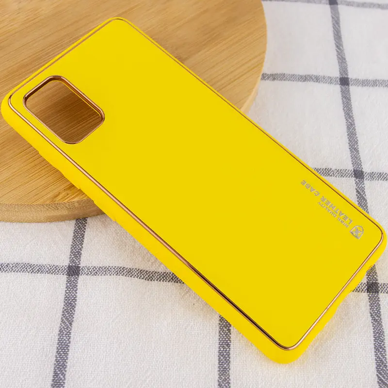 Шкіряний чохол Xshield для Samsung Galaxy A04s Жовтий / Yellow - фото 2