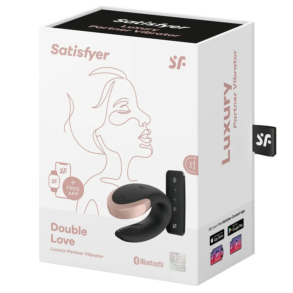 Смарт-вібратор для пар Satisfyer Double Love (Black) - фото 7