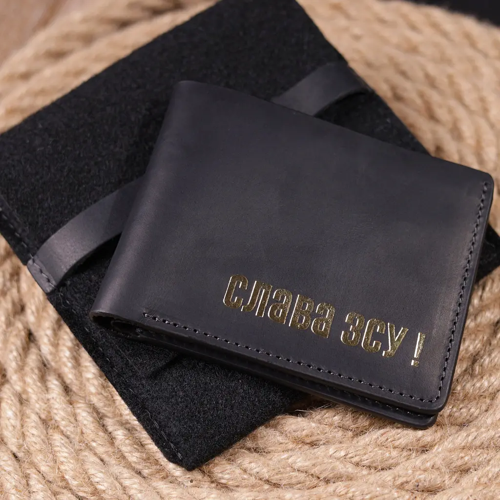 Мужской кожаный кошелек Grande Pelle 11.5х9х1 см acs0024004 - фото 8