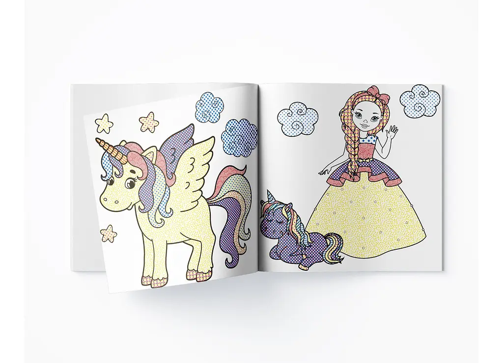 Книга Водяні розмальовки. Єдиноріг 2586 Різнокольоровий shop (9789669872586) - фото 3
