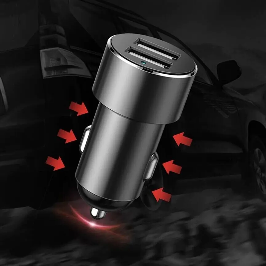 Автомобильное зарядное устройство Baseus High Efficiency One to Two Cigarette Lighter Black (CRDYQ-01) [77945] - фото 10