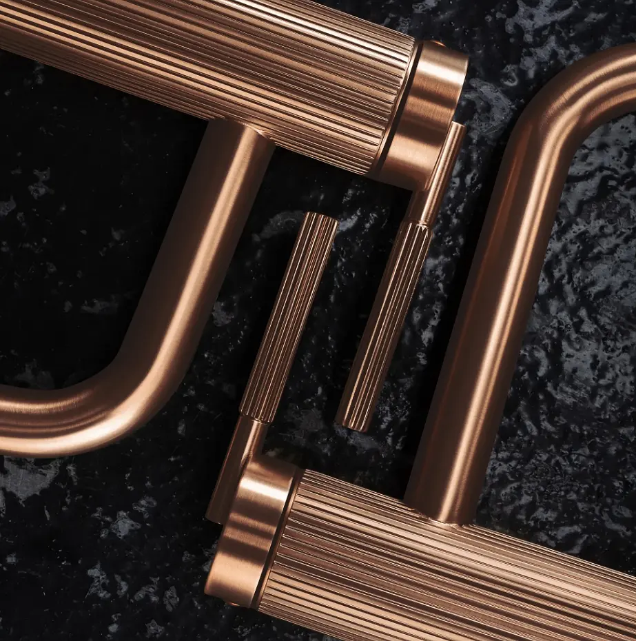 Змішувач для умивальника Rea Argon високий brushed copper REA-B2090 - фото 2
