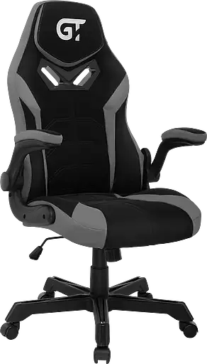 Геймерское кресло GT Racer черное с серым (X-2656 Black/Gray) - фото 2