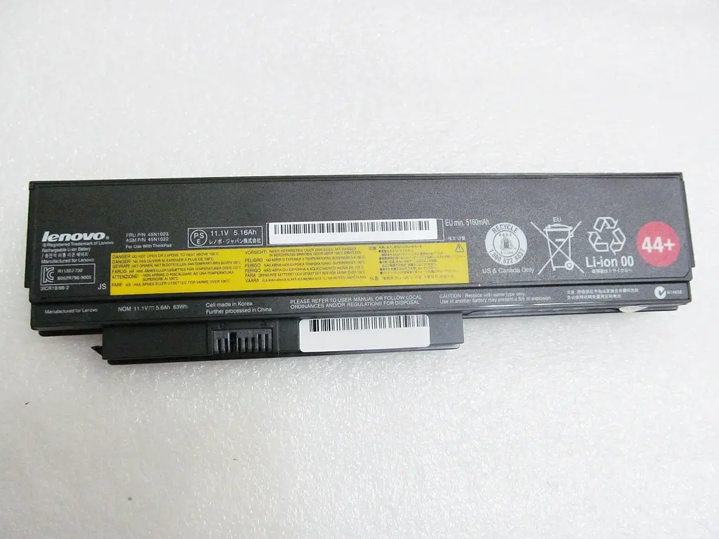 Акумулятор для ноутбука Lenovo ThinkPad X230 (44+), 5600 mAh (63Wh), 6cell, 11.1V, Li-ion, чорний - фото 2