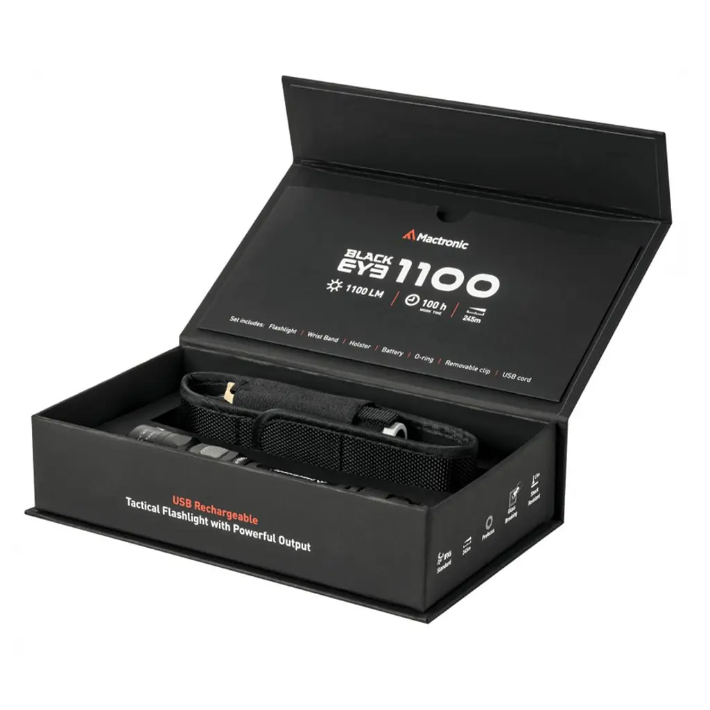 Ліхтар Mactronic Black Eye 1100 (1100 Lm) Recharg Type-C (THH0048) - фото 4