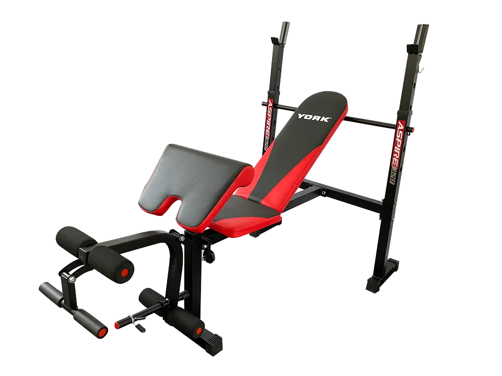 Лавка для жиму York Fitness ASPIRE 320 з стійкою для штанги та партою Скотта - фото 3