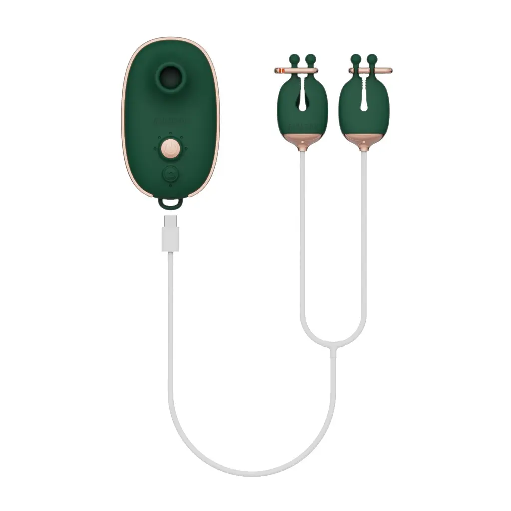 Набір секс-іграшок Qingnan Quartet Set 4 шт. зелений - фото 7