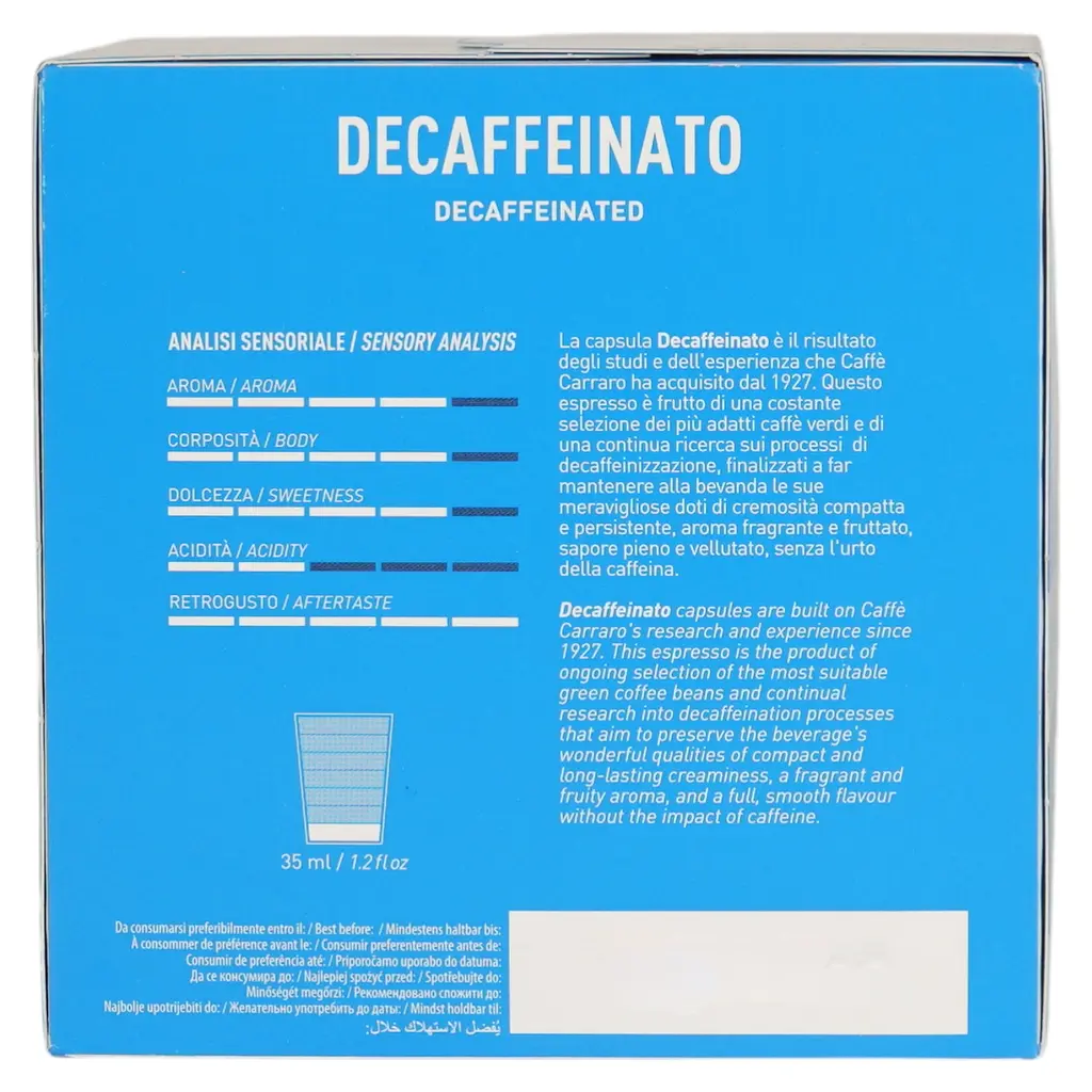 Кофе в капсулах Carraro Dolce Gusto Deecaffeinato, 16 капсул - фото 6