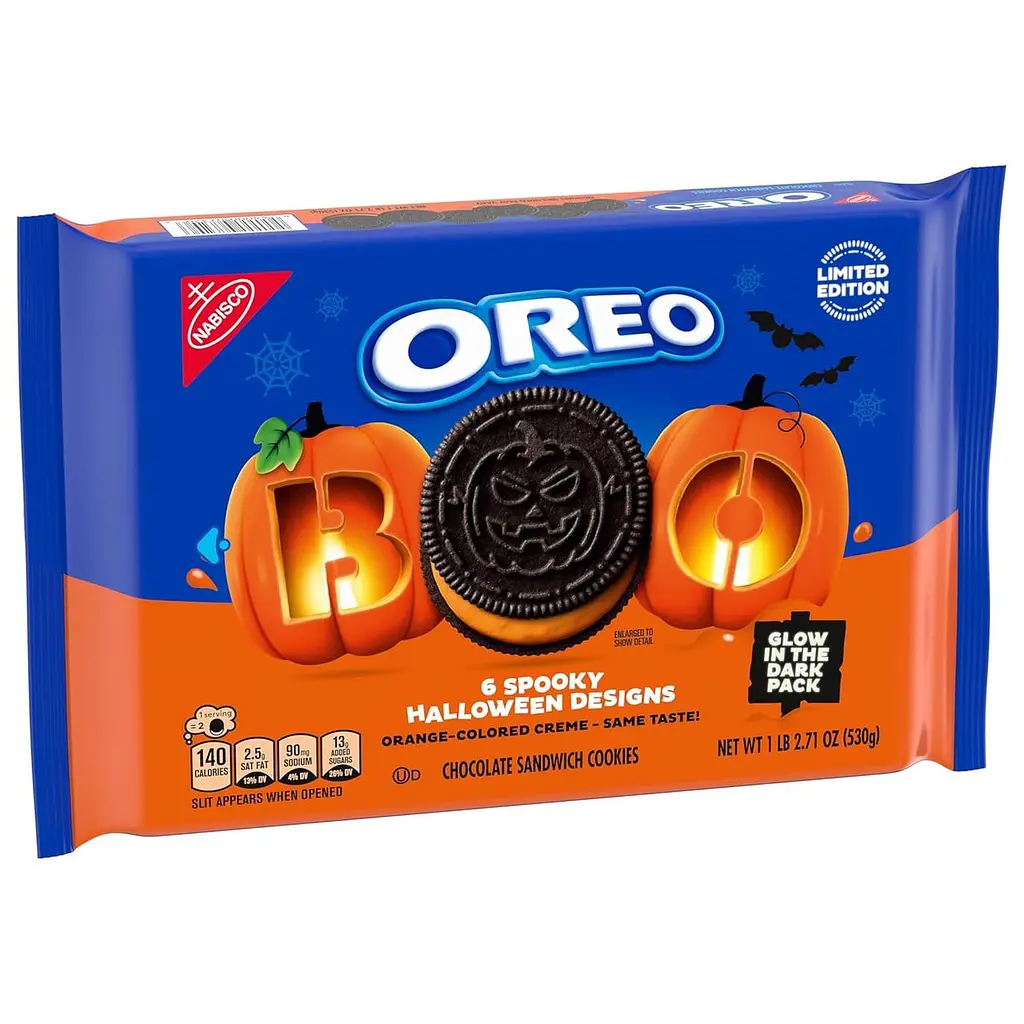 Печиво Oreo Boo Halloween Orange Creme 530g