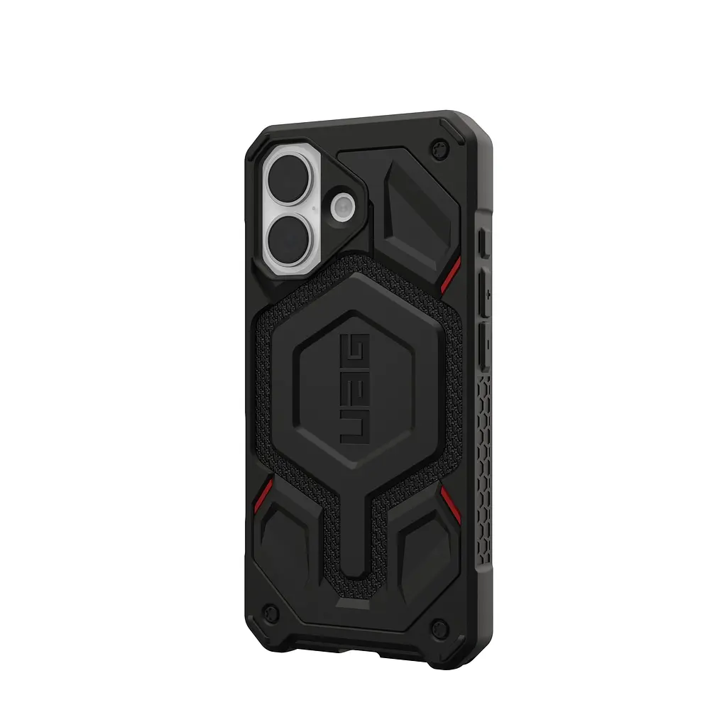 Чехол UAG для iPhone 17, Monarch Pro MagSafe, Kevlar Black teh0019519 - фото 5