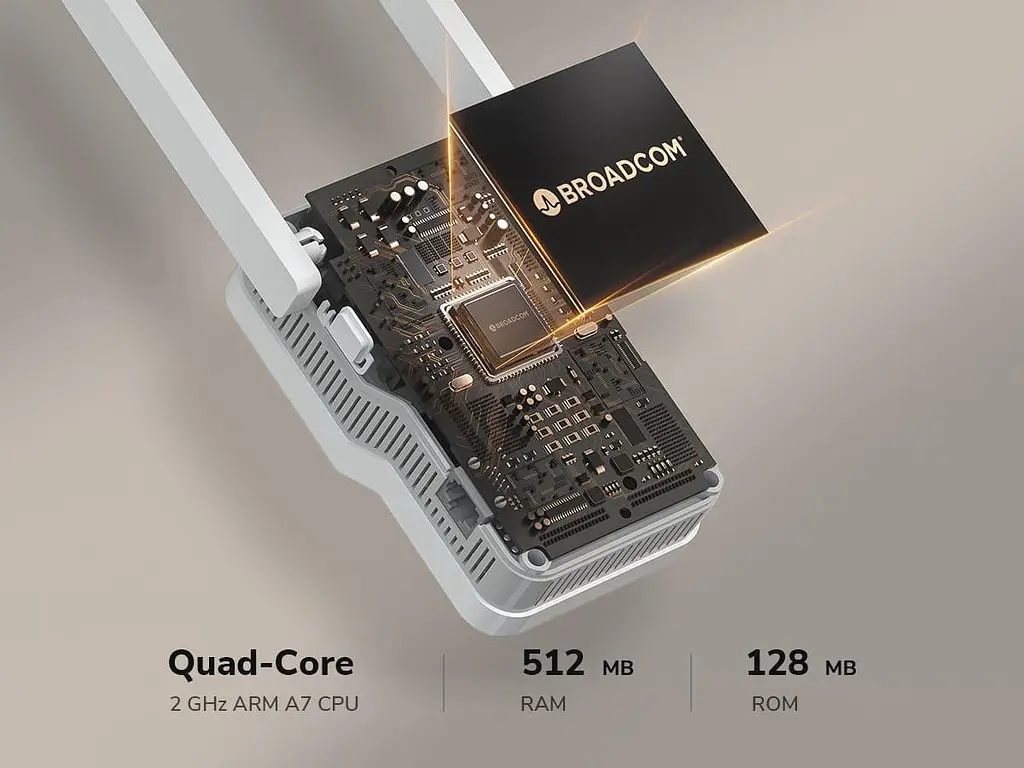 Точка доступу Cudy RE3000 BE3600 Wi-Fi 7 Mesh Repeater (RE3600) - фото 9