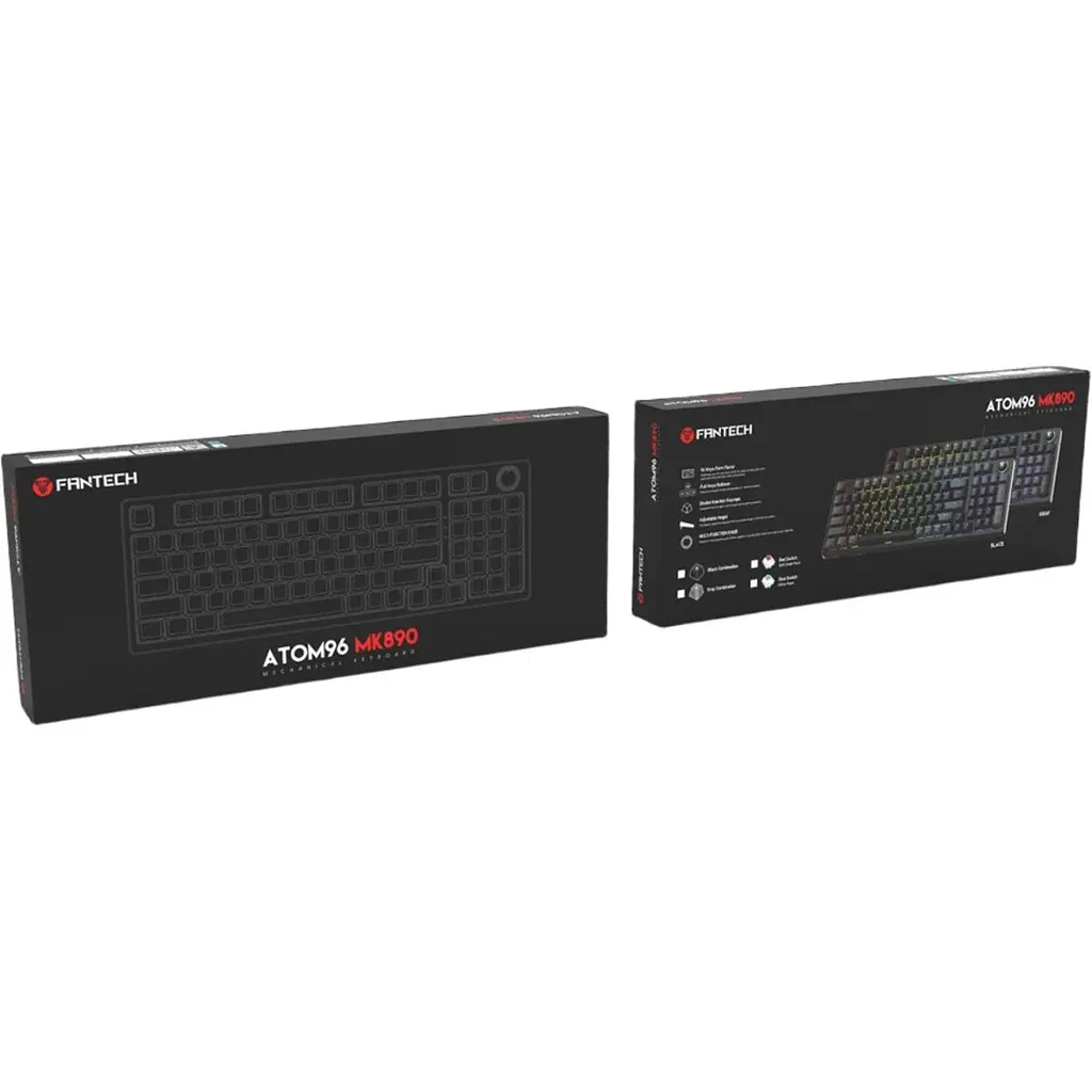 Клавіатура Fantech Atom96 MK890 Red Switch Black [115625] - фото 3