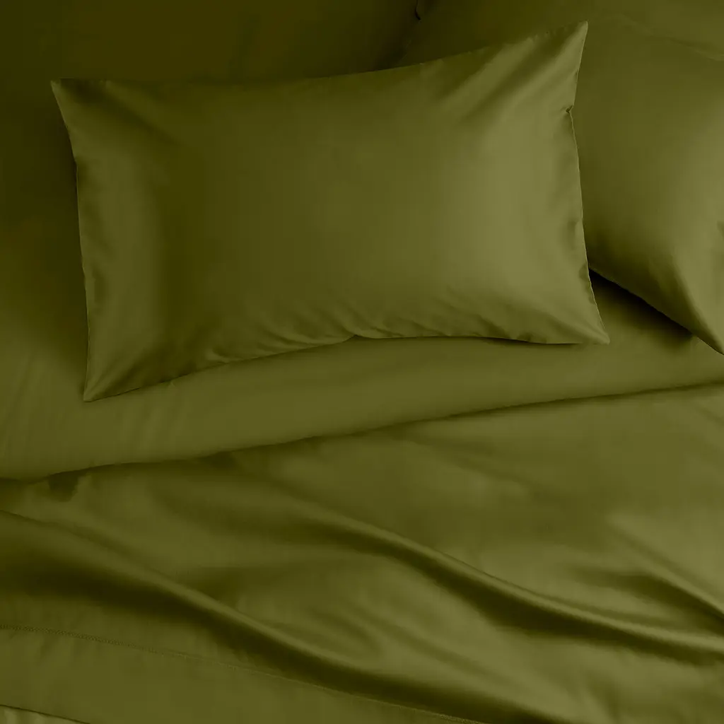 Комплект постільної білизни Cosas підлітковий сатин AVOCADO 160 x 220 см (53Satin_Avocado_Avocado_155) - фото 2