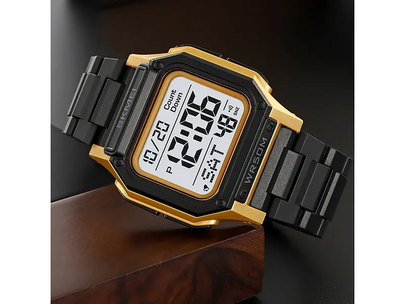 Чоловічий наручний годинник 2264BKGDWT Black-Gold-White Skmei acs0030089 - фото 6