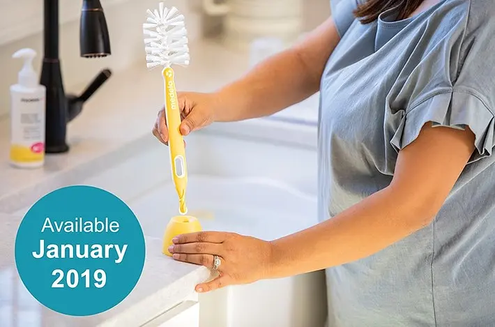 Йоржик з підставкою для миття пляшок Medela (101037159) - фото 7