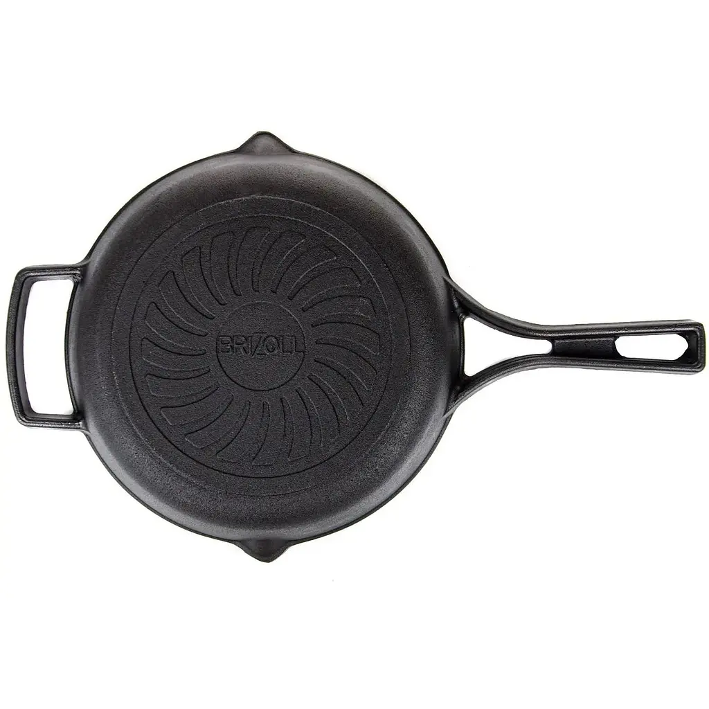 Сковорода Brizoll monolith чавунна з литою ручкою 26x6 см (M2660P) - фото 3