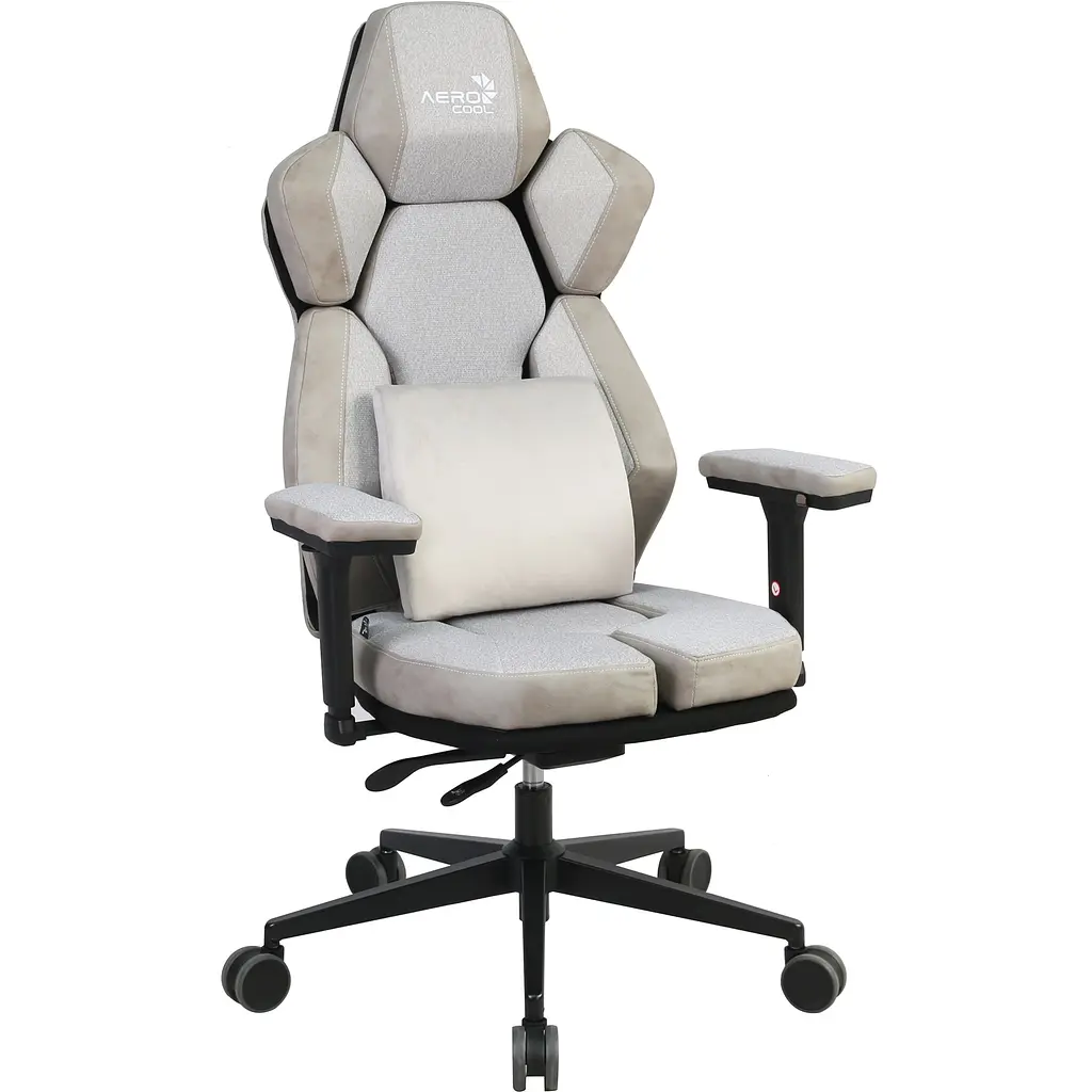 Крісло для геймерів AeroCool XTAL Loft Air Light Grey (TEGC-2100104.41) - фото 2