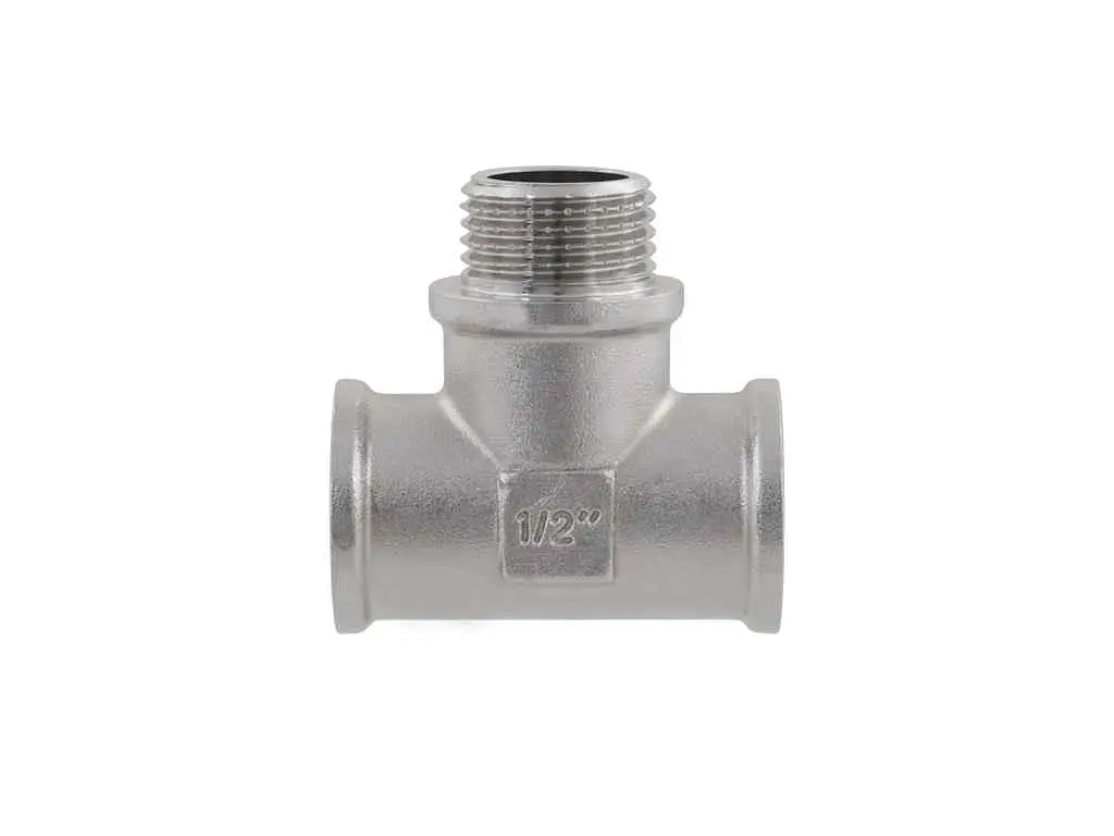 Трійник RAFTEC 1/2" ВЗВ, DN15, нікель, TVNV010101 - фото 2