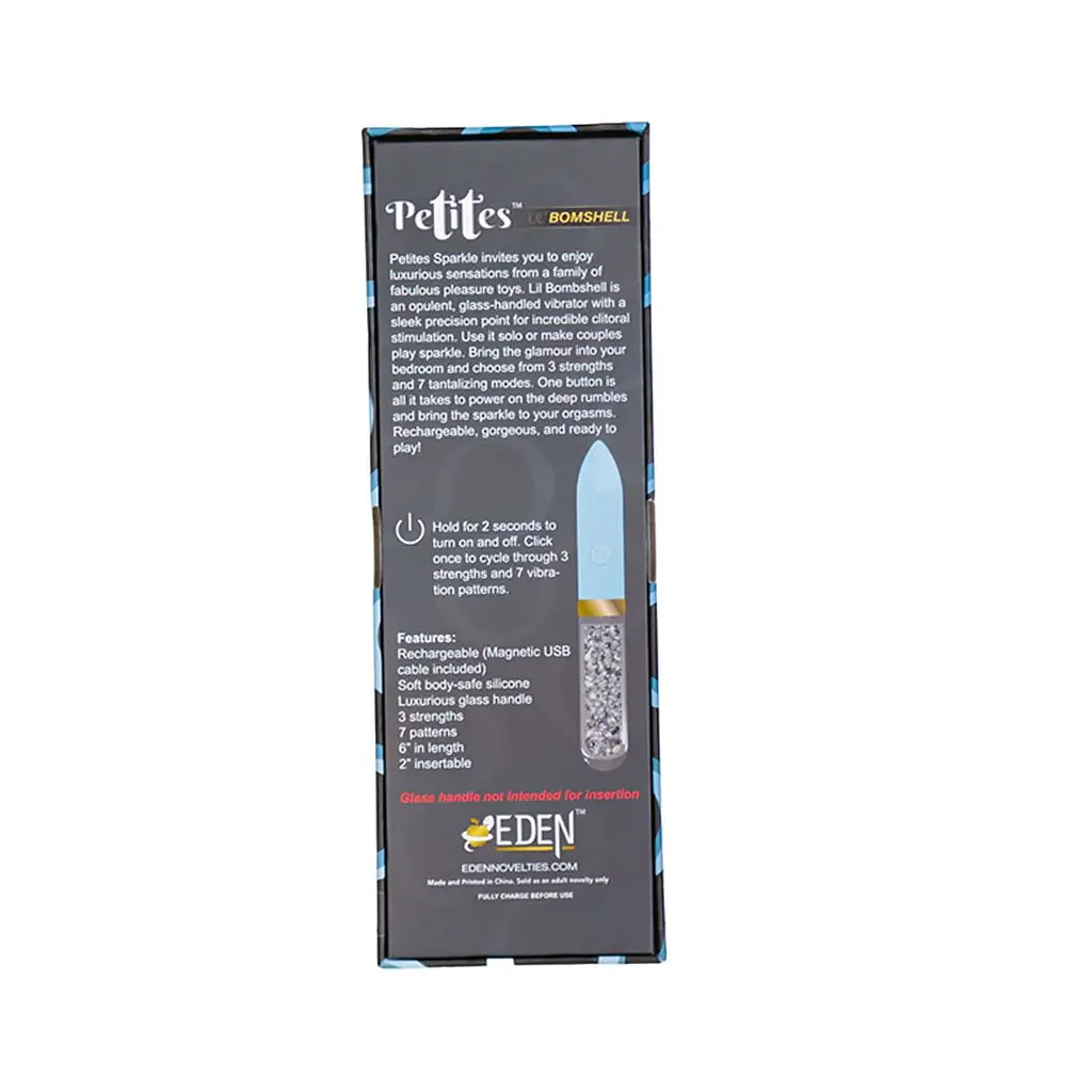 Вібратор Petites Lil’ Bombshell Vibrator - Blue - фото 7