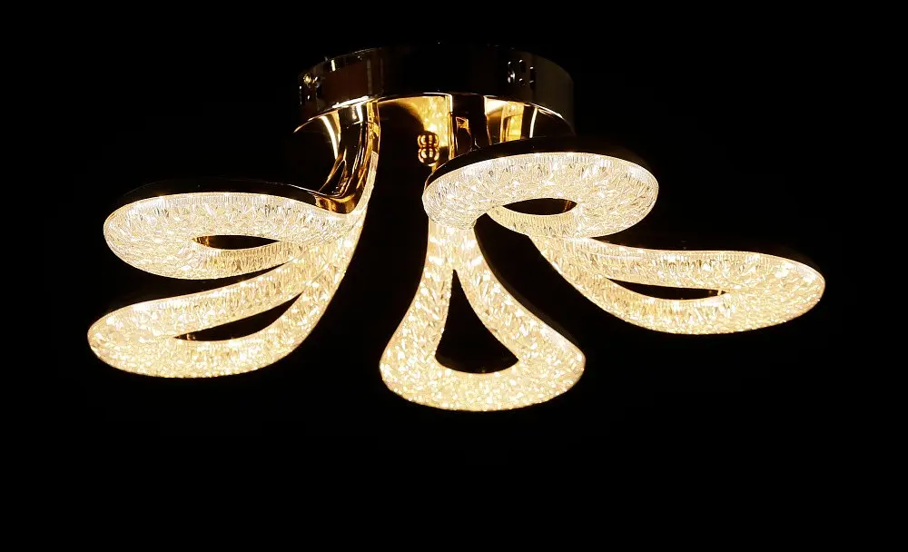 Світлодіодна люстра Splendid Ray L1656/5 LED (GD), золото, білий, 100 Вт, від 10-18 м² - фото 3