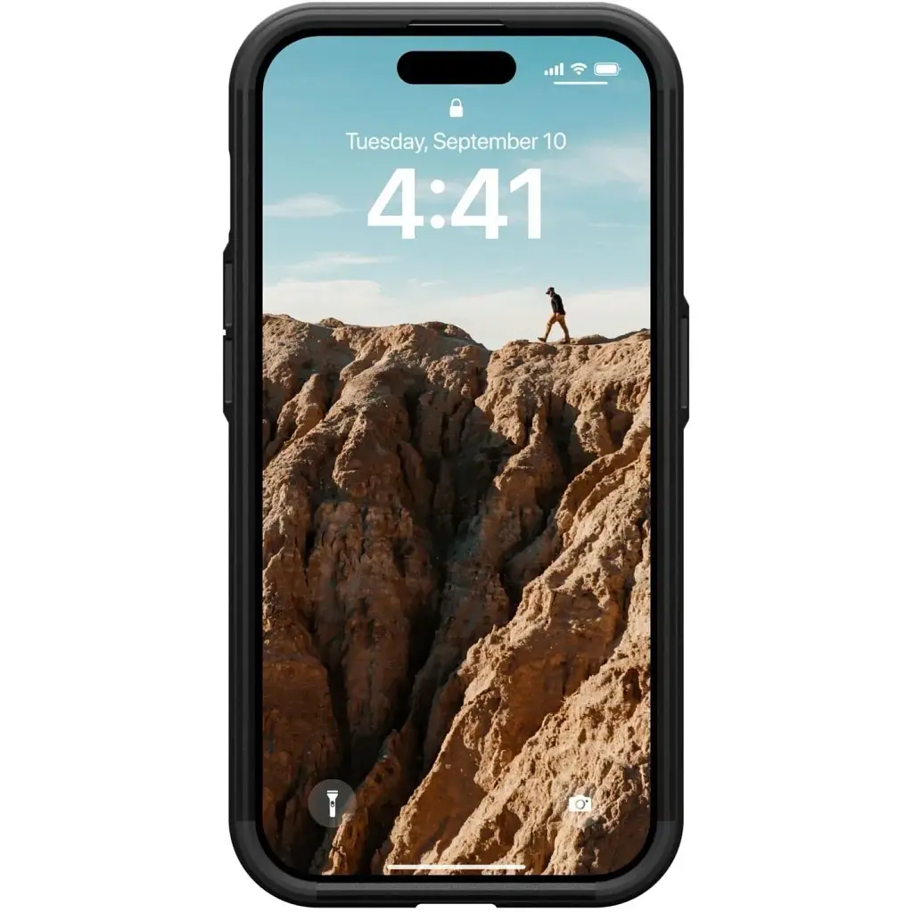 Чохол-накладка Urban Armor Gear Civilian Magsafe для Apple iPhone 15 Pro Black (114275114040) - фото 4