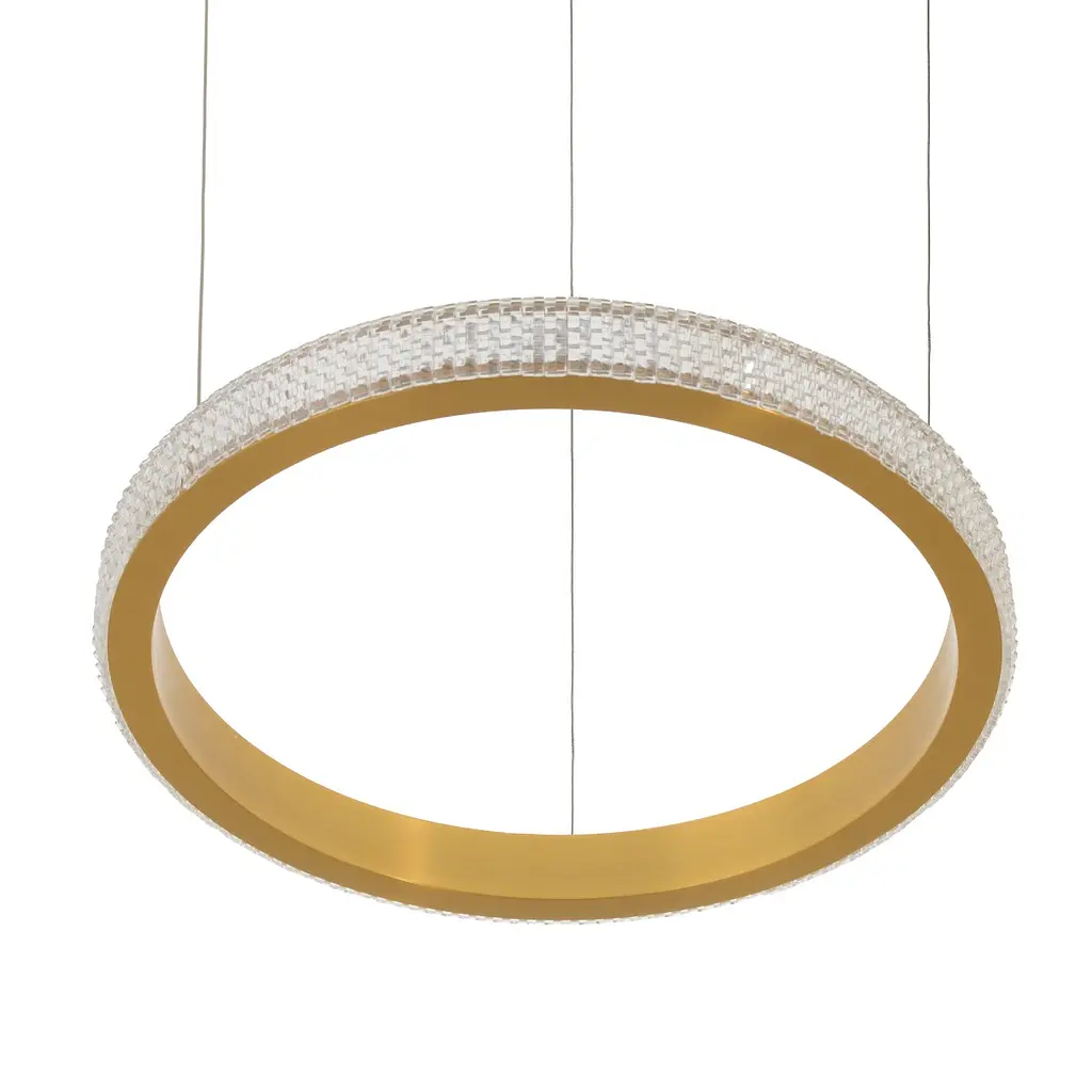 Світильник стельовий Brille підвісний лофт світлодіодний BR-928S/36W WW 40" G - фото 4