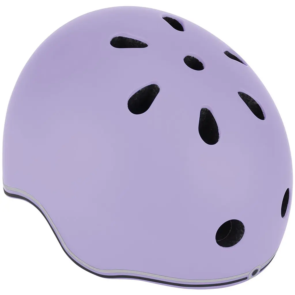 Шолом захисний дитячий Globber Go Up Lights 45-51 см з ліхтариком лавандовий (506-103) - фото 3