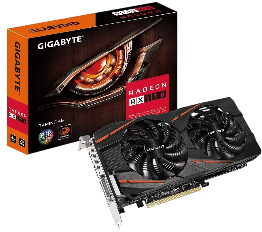 Відеокарта AMD Radeon RX 570 4GB Gigabyte G1 Gaming (GV-RX570GAMING-4GD-MI) Б/В - фото 4