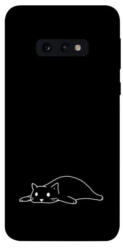 TPU чохол Demsky Lazy cat для Samsung Galaxy S10e