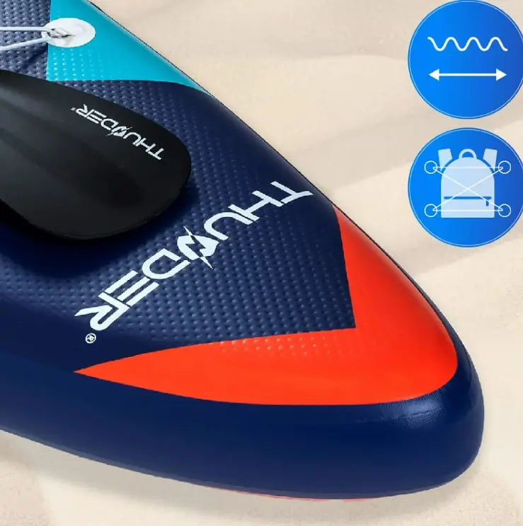 Надувна дошка SUP THUNDER STRIPES 320 см з веслом - фото 5