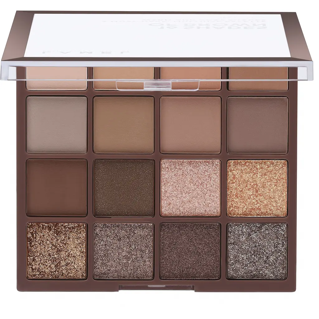 Тени для век Lamel 16 Shades of Brown №16-3 16 г - фото 2