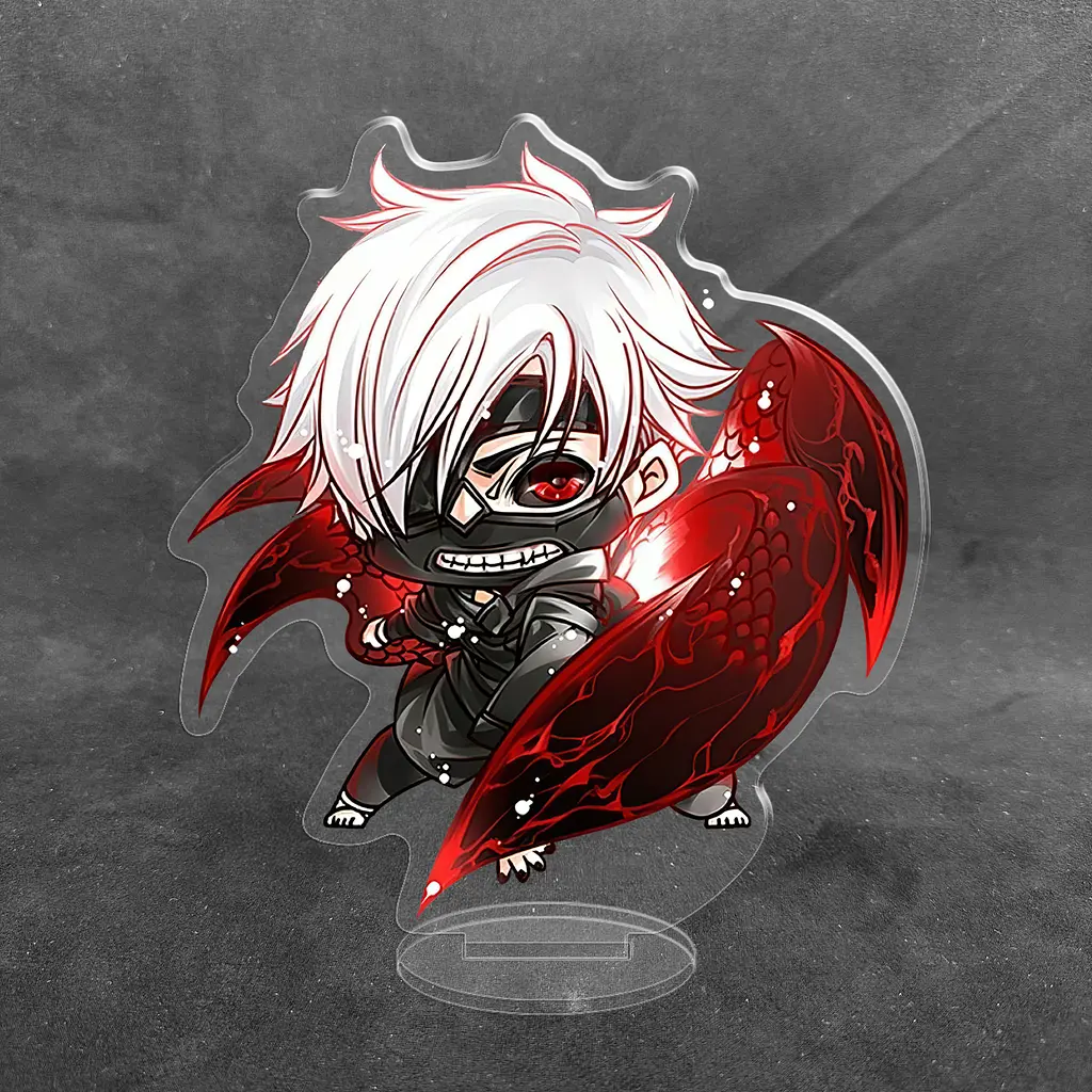 Акрилова колекційна фігурка Чібі Chibi Аніме: Токійський гуль (Кен Канекі) (1) 10 см - фото 2