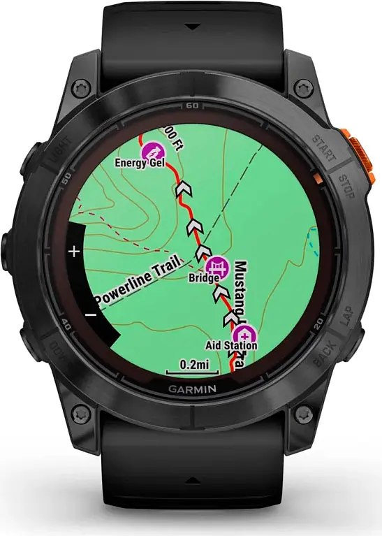 Смарт-годинник Garmin Fenix 7X Pro Solar Edition Slate Gray with Black Band (010-02778-00) [86522] - фото 3