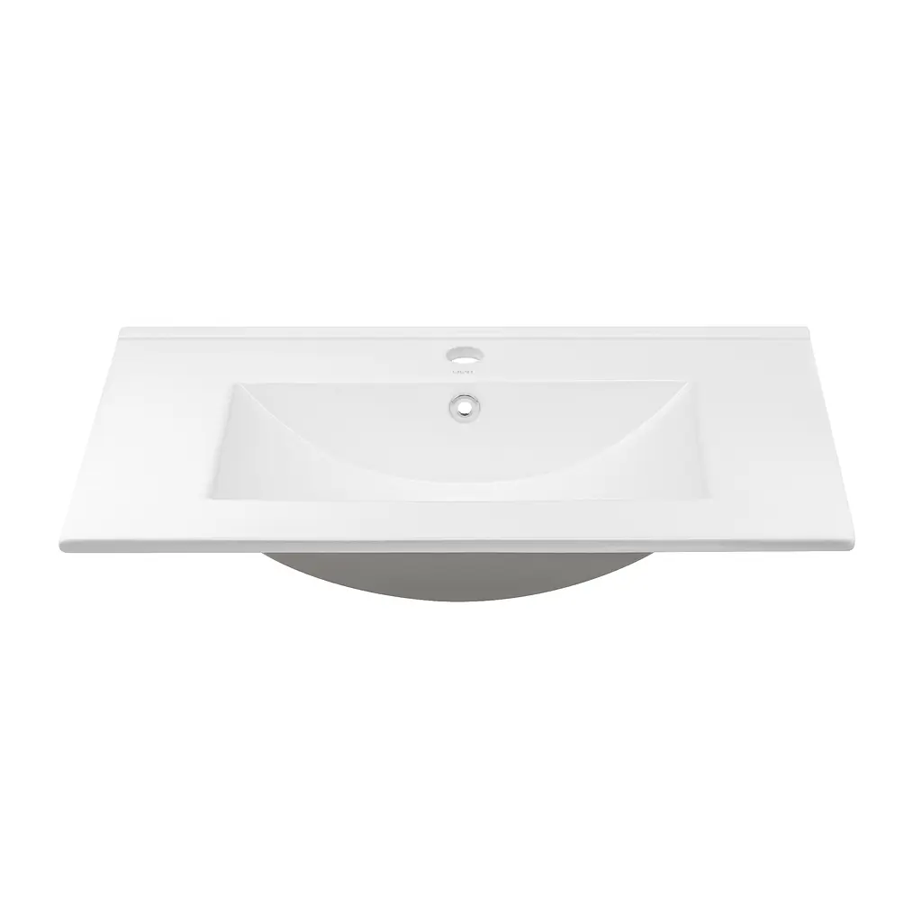 Умивальник Qtap Albatross 700x460x180 White без донного клапана QT01113070CW, Білий - фото 4